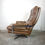 Thumbnail: Arne Norell Brown Leather Chrome High Back Swivel Armchair Vatne Mobler 1970's