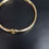 Thumbnail: Trilogy Diamonds 9ct Gold Bangle Bracelet Dia Diamond Retro Vintage Style