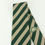 Thumbnail: Vitaliano Pancaldi 1970s Mad Men Green Beige Striped %100 Silk Tie Made in Italy