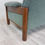 Thumbnail: 1970's Oak Green Draylon 3 Seater Sofa Regently Upholstered Wimbledon London