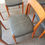 Thumbnail: Svegards Markaryd Set of 6 Swedish Grey Leather Dining Chairs