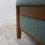 Thumbnail: 1970's Oak Green Draylon 3 Seater Sofa Regently Upholstered Wimbledon London