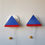 Thumbnail: Original 80s Postmodern Memphis Milano Movement Swedish Wall Lamps by Ikea