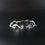 Thumbnail: Modernist Sterling Silver Mystic Topaz  Hermann Siersbol Danish Link Bracelet