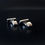 Thumbnail: Solid Sterling Silver London 2000's Cufflinks Distinctly British