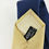 Thumbnail: Courageous 1970's Retro Navy Yellow %100 Silk Slim Tie Made in Italy