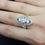 Thumbnail: Art Deco Style 9ct 9 Carat Gold Clear Stones Dress Fancy Ring , Sheffield