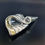 Thumbnail: David Varsano Israel Electroform Silver Gold Filled Modernist Brooch Pedant