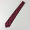 Thumbnail: Claude Montana Retro 1980's Black Red Leaf Design %100 Silk Tie Made in Italy