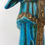 Thumbnail: Ugo Zaccagnini Blue Brown Finely Made Pair of Immortal Statues Female / Male