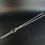 Thumbnail: Vintage Art Deco Turkish Sterling Silver 900 Niellos Onxy Opsidian Long Necklace