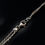 Thumbnail: Vintage Italian Style Double Rope 925 Sterling Silver Neck Chain