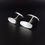 Thumbnail: Rare Modernist Danish Hans Hansen Sterling Silver Cufflinks