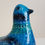 Thumbnail: Vintage Bitossi Rimini Blue Pigeon Candle Holder Aldo Londi 1960's