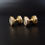 Thumbnail: Art Deco Gold Hexagon Mother of Pearl Double Sided Expanding RetractingCufflinks