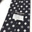 Thumbnail: Comme Des Garcons 1980's Grey Diamond Black %100 Silk Tie Made in Japan