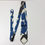 Thumbnail: Claude Montana Retro 1980's Blue Grey Cream Abstract %100 Silk Tie Made in Italy