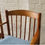 Thumbnail: Scandinavian Danish Style Set of 6 (2 carver ) Blue Faux Suede Dining chairs