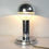 Thumbnail: 1970's Retro Chrome Giant Bulb Table Lamp Scandinavian  Wimbledon London