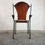 Thumbnail: Early 20th Century Industrial French Saddle Leather Iron Brass Armchair CH6
