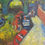 Thumbnail: Paris Siena River Scene Oil Painting On Canvas Wimbledon London Vintage