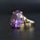 Thumbnail: Vintage 7.5ct Brilliant Alexandrite 14ct Gold Dress Ring
