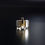 Thumbnail: 20th Century Brutalist 925 Silver / Gold Ring with Pearl & Black Crystal