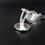 Thumbnail: Scandinavian Style Modenist 875 Silver Polish  Cufflinks