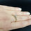 Thumbnail: Modernist 18ct Yellow White Gold 3.5 mm Diamond Engagement Ring 1970s Birmingham