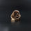 Thumbnail: Modernist Italian 333 8K 8ct Yellow And Rose Gold Adjustable Ring From Offered A