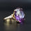 Thumbnail: Vintage 7.5ct Brilliant Alexandrite 14ct Gold Dress Ring