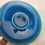 Thumbnail: Nils Kahler Blue Fused Glass HAK Danish Studio Pottery Set of 4 Tea / Coffee SET