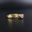 Thumbnail: Modernist 18ct Yellow White Gold 3.5 mm Diamond Engagement Ring 1970s Birmingham