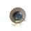 Thumbnail: Smiths Solid Brass on Wire legs Made in England Electric Clock Rewired 1930-1950