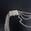 Thumbnail: Victorian Sterling Silver Albertina Bracelet | Antique Ladies Watch Chain