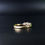Thumbnail: 18ct Gold Platinum Art Deco Harriet Samuel  Half Hoop 3 Diamonds Engagement Ring