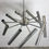 Thumbnail: Gaetano Sciolari Sputnik Chrome ( on heavy brass ) Ceiling Light Retro 70's