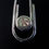 Thumbnail: Contemprory Heavy 925 Sterling Silver Paper Clip Shape Money Clip Unisex