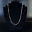 Thumbnail: Vintage Italian Style Double Rope 925 Sterling Silver Neck Chain