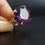 Thumbnail: Vintage 7.5ct Brilliant Alexandrite 14ct Gold Dress Ring