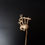 Thumbnail: Antique Victorian Gold Plated Scottish Irish Bagpipe Hat Tie Kilt Pin Last One