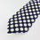 Thumbnail: Modules Retro 1970's  Navy Cream Dots %100 Silk Tie Made in Japan