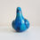 Thumbnail: Vintage Bitossi Rimini Blue Pigeon Candle Holder Aldo Londi 1960's