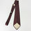 Thumbnail: Principe Firenze 1970's Retro Maroon Yellow  Wide %100 Silk Tie Made in Italy