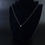 Thumbnail: Minimalist 9ct 10ct Gold 19 Diamonds Halo Necklace Pedant British Birmingham