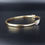 Thumbnail: Trilogy Diamonds 9ct Gold Bangle Bracelet Dia Diamond Retro Vintage Style