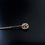 Thumbnail: A Victorian Antique 15 CT Yellow Gold Brilliant Cut Garnet Tie Pin Flower