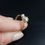 Thumbnail: Modernist 18ct Yellow White Gold 3.5 mm Diamond Engagement Ring 1970s Birmingham