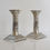 Thumbnail: Goldsmiths & Silversmiths Company London Silver Plated Column Candle Holders