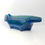 Thumbnail: Vintage Bitossi Rimini Blue Flat Cat by Aldo Londi